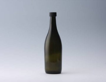 サケ用720ml空き瓶_黒色ボトル（サケM720ds）×24画像