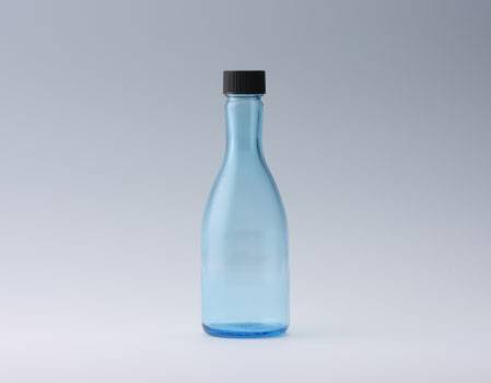 サケ用300ml空き瓶_水色ボトル（SKB300DS）×24本の画像