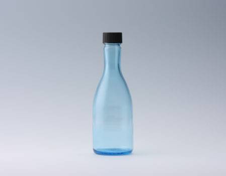 サケ用300ml空き瓶_水色ボトル（SKB300DS）×24本画像
