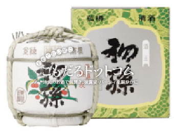 【陶器樽1升(1.8L)】初孫 本撰（本醸造）の画像