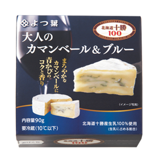 大人のカマンベールチーズ＆ブルー 90g/よつ葉乳業画像