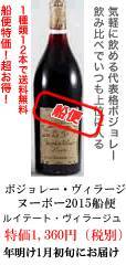 【12本送料無料】船便ルイテット・ヴィラージュ/ボジョレーヌーボー 2026の画像