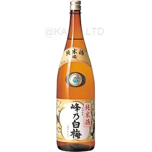 峰乃白梅　純米酒 【1800ml】の画像