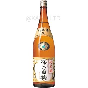 峰乃白梅　純米酒　瑞 【1800ml】の画像