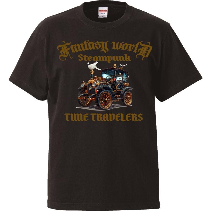 ドライＴシャツ/スチームパンク・タイムトラベラー/車/steampunk/Time-Travelers/carの画像