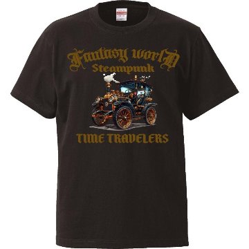 ドライＴシャツ/スチームパンク・タイムトラベラー/車/steampunk/Time-Travelers/carの画像
