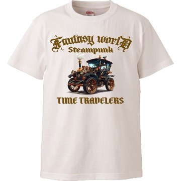 ドライＴシャツ/スチームパンク・タイムトラベラー/車/steampunk/Time-Travelers/carの画像