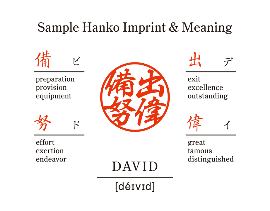 [KANJI de HANKO] Round type / Black Birchの画像