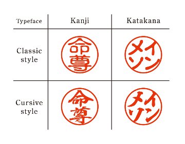 [KANJI de HANKO] Stick type / Red Birchの画像