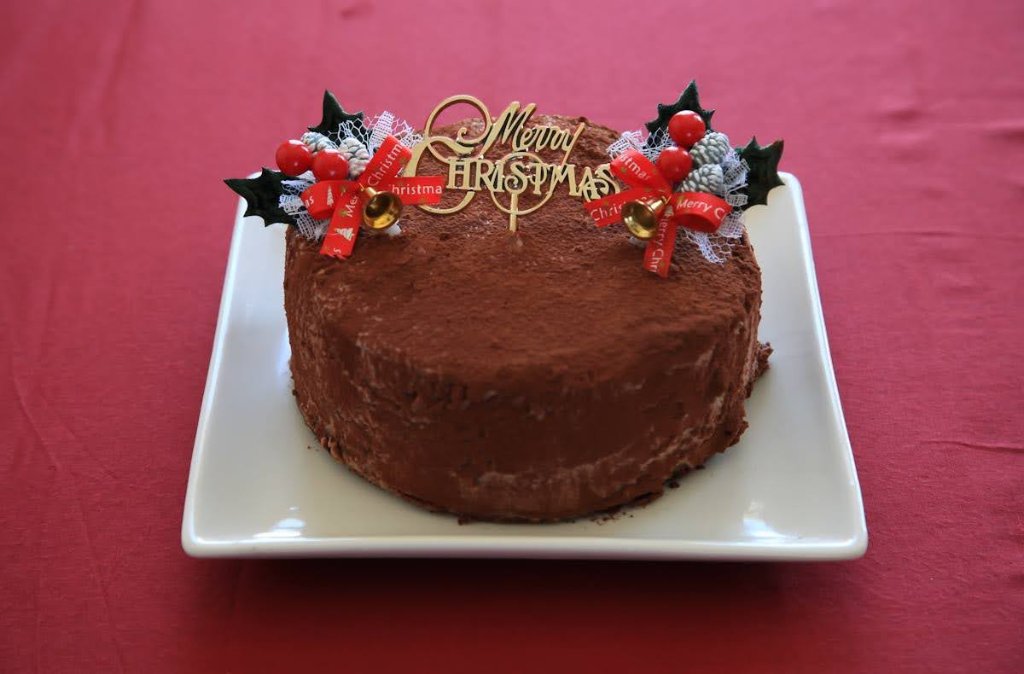 【冷凍便】有機チョコ＆アボカドケーキ（お誕生日・クリスマス・記念日に）の画像