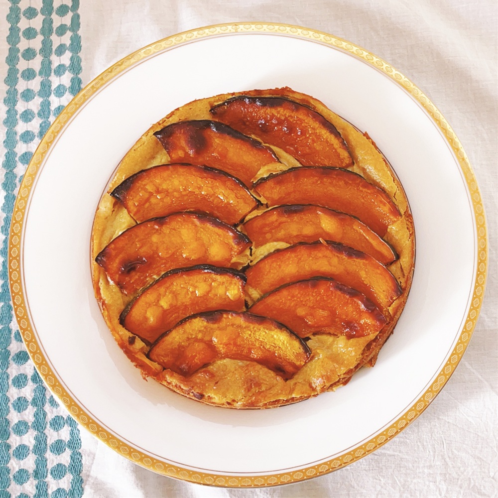 【冷凍便】有機かぼちゃ＆さつまいもタルト（お誕生日・クリスマス・記念日に）の画像