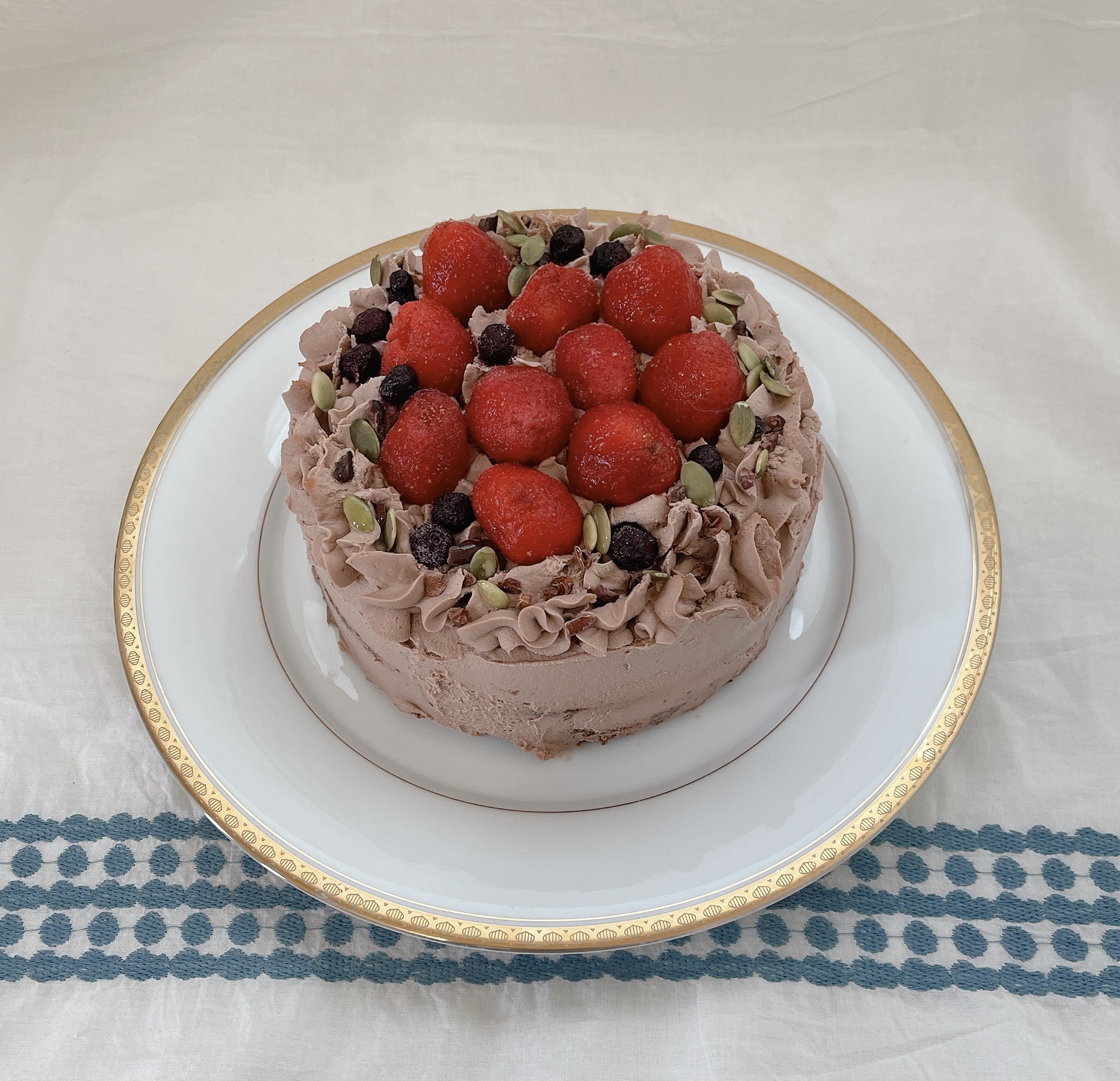 クリスマスケーキの画像