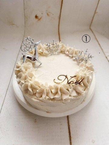 クリスマスケーキの画像