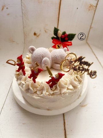 クリスマスケーキの画像