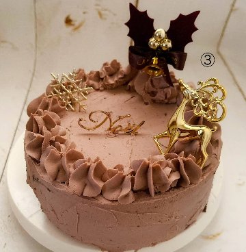 クリスマスケーキの画像