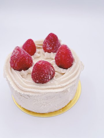 【冷凍便】オーガニック苺のショートケーキの画像