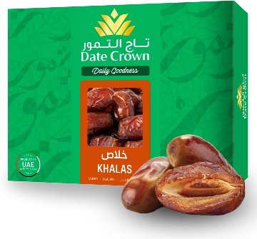 Date Crown KHALAS 1Kg (with tex)の画像