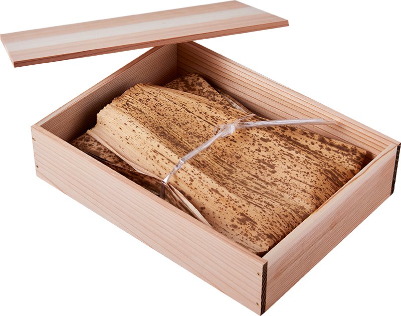 木箱ギフトボックス（木箱＋包装紙）画像