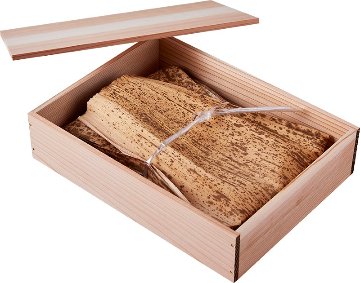 木箱ギフトボックス（木箱＋包装紙）画像