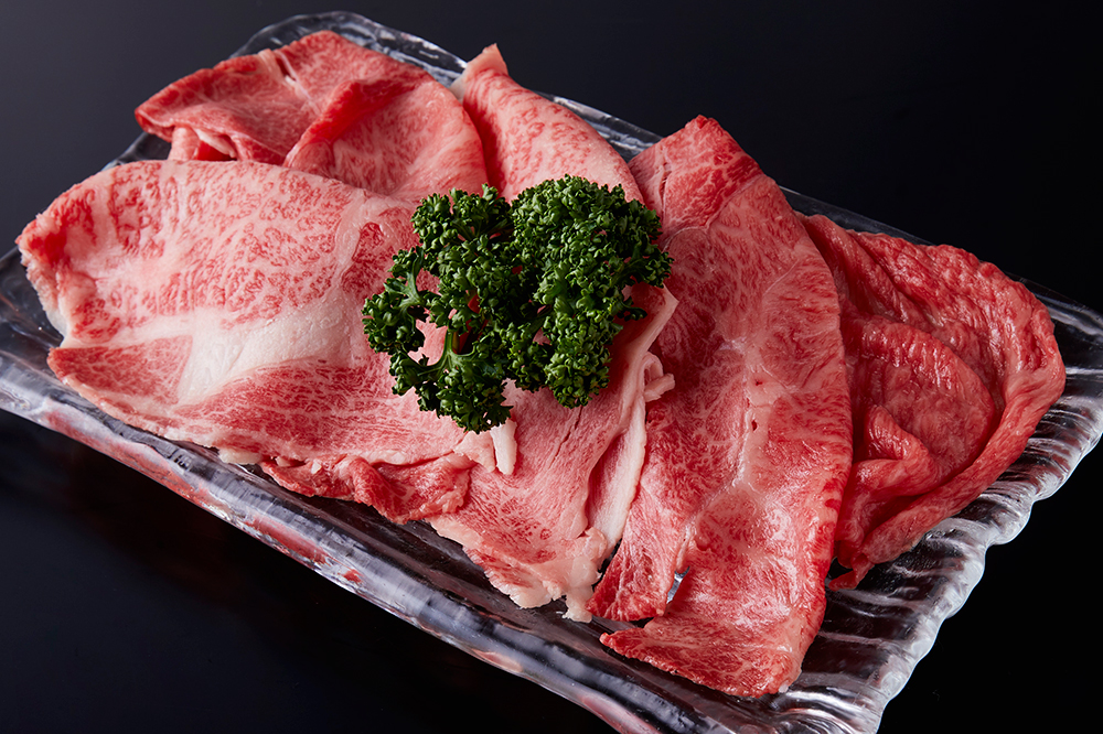 【オンライン１月限定特価】牛ロースモモバラすき焼用の画像