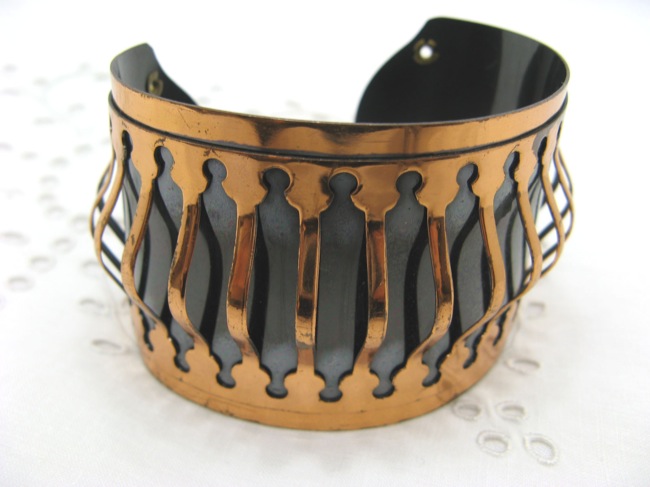 ヴィンテージ コパー バングルの画像