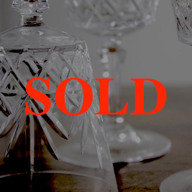 フランス ヴィンテージ クリスタルダルク社 ワイングラスの画像