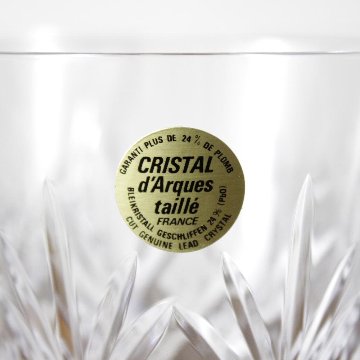 フランス ヴィンテージ クリスタルダルク社 ワイングラス画像
