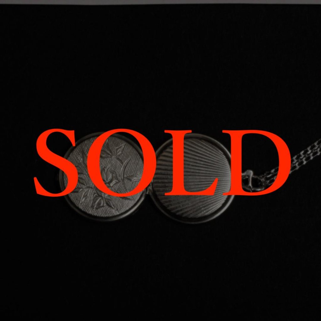 ヴィンテージ　スターリングシルバー ロケット ネックレスの画像