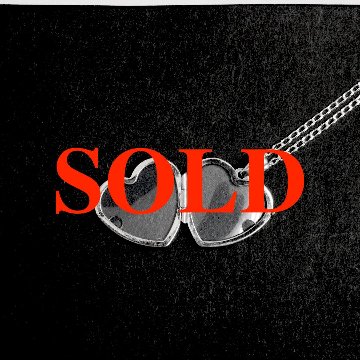 ヴィンテージ スターリングシルバー ロケットペンダントの画像