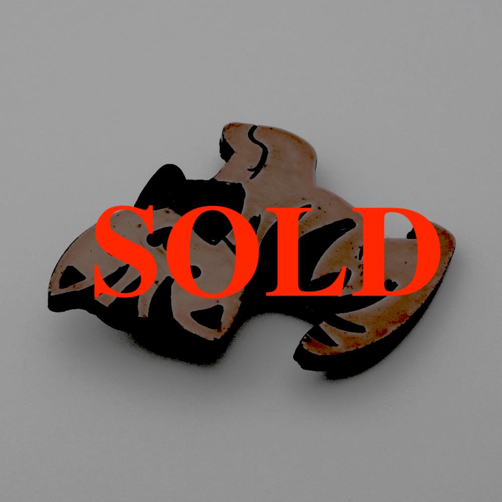 西ドイツ 猫のブローチの画像