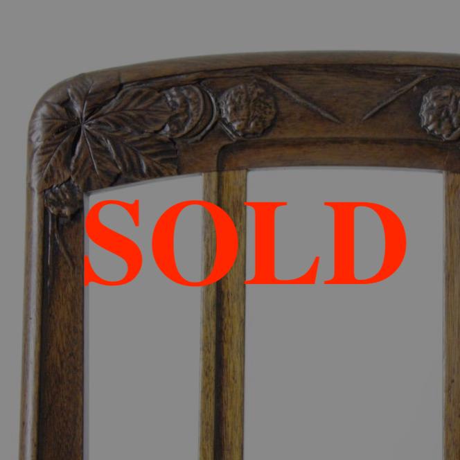 フランス アンティーク シングルチェアの画像