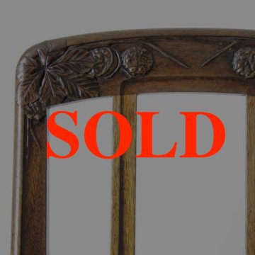 フランス アンティーク シングルチェアの画像