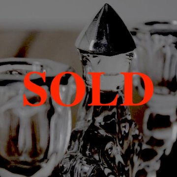 シルバーオーバーレイ キャンドルスタンドの画像