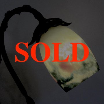 フランス アンティーク Andre Delatte テーブルランプの画像