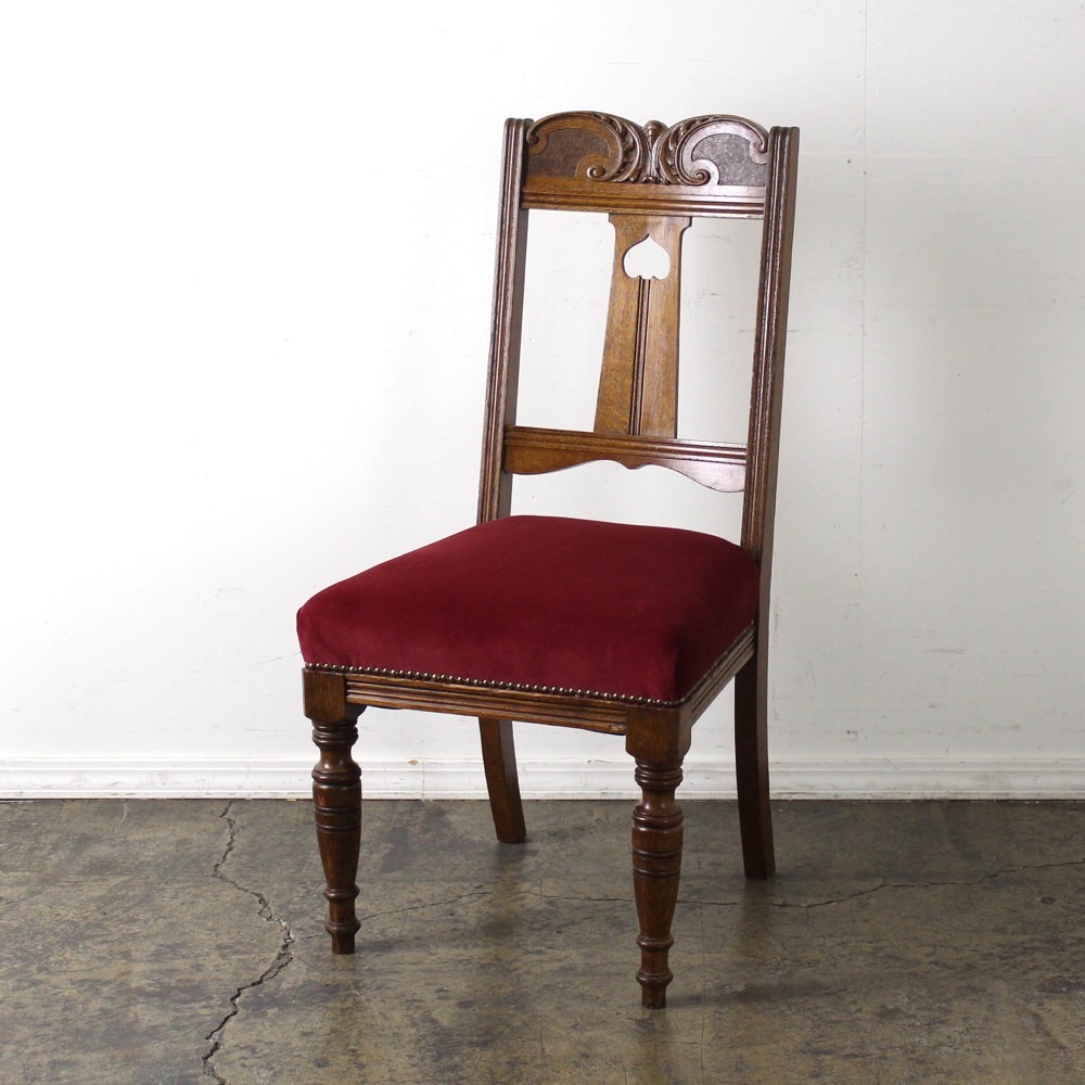 イギリス アンティーク ダイニングチェアの画像