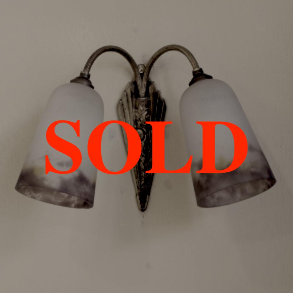 フランス アンティーク ミューラー ウォールランプの画像