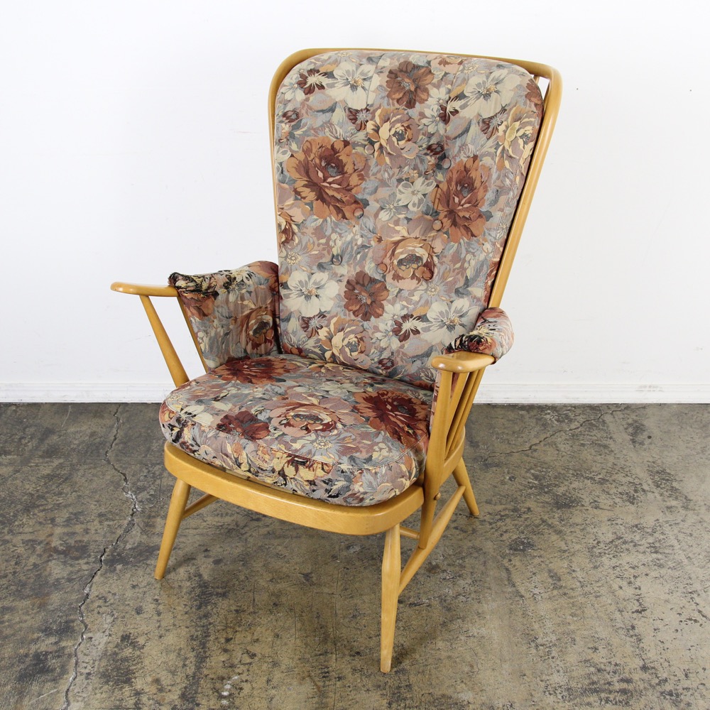 イギリス ヴィンテージ アーコール イージーチェアの画像