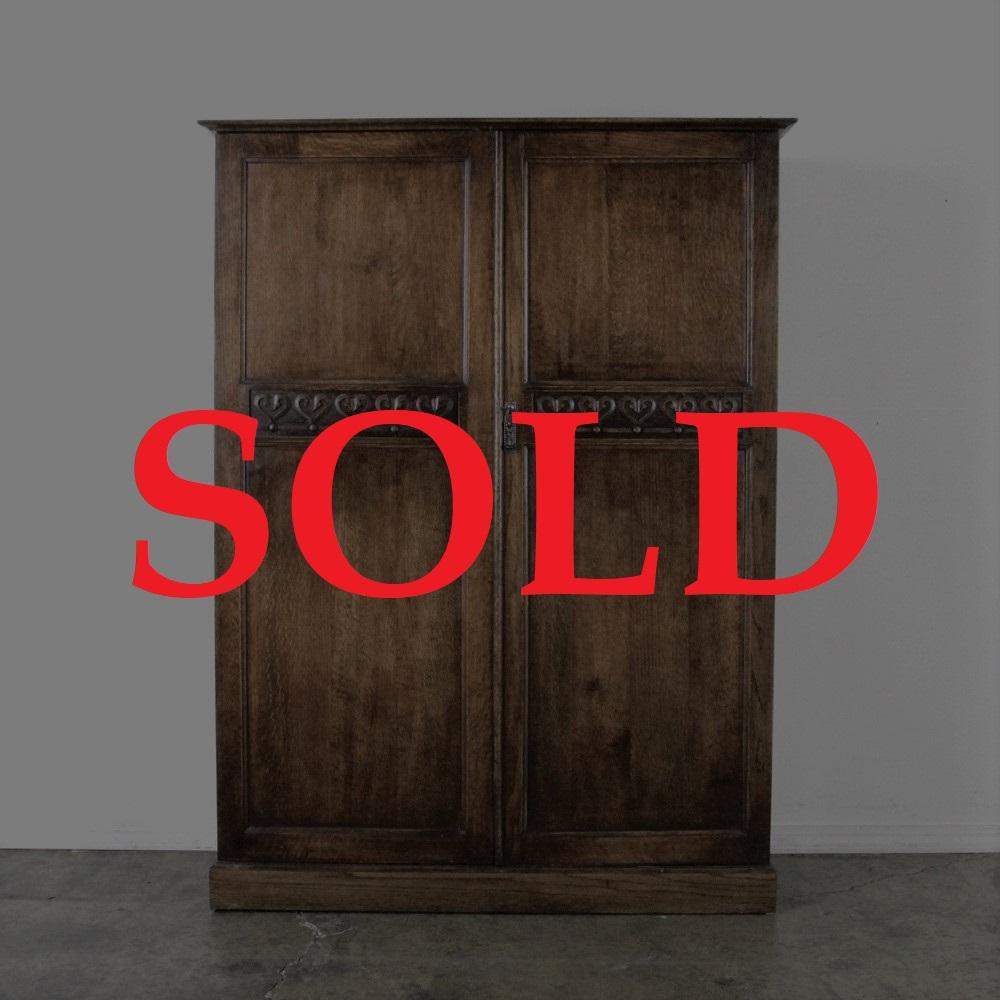 イギリス アンティーク ジェントルマンズワードローブの画像