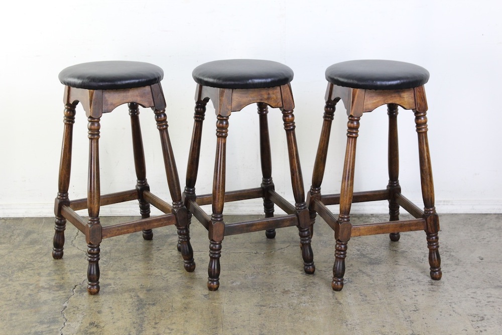 イギリス ヴィンテージ スツールの画像