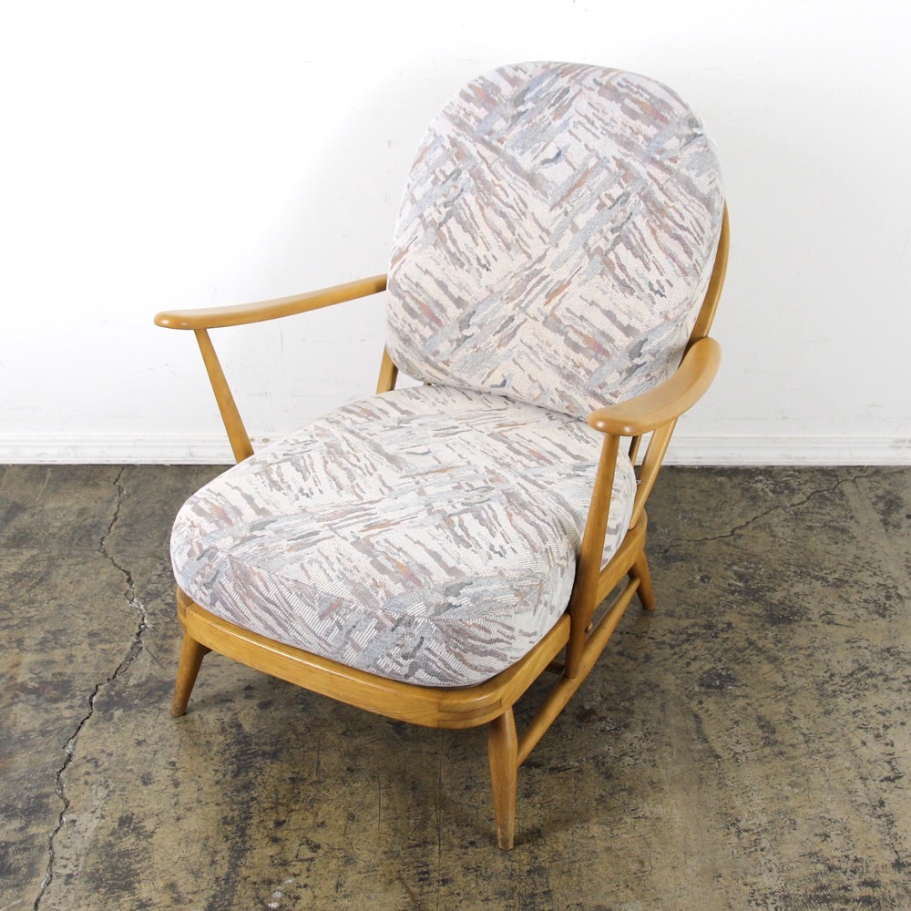 イギリス ヴィンテージ アーコール イージーチェアの画像