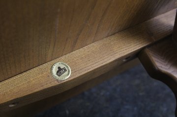 イギリス ヴィンテージ アーコール ローテーブル画像
