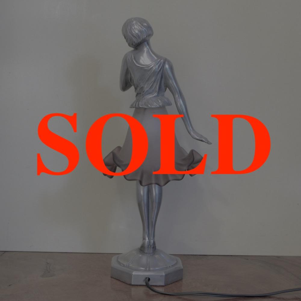 フランス アールデコ テーブルランプの画像