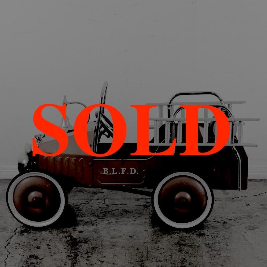 アメリカ ヴィンテージ Buddy L ペダルカー 消防車の画像