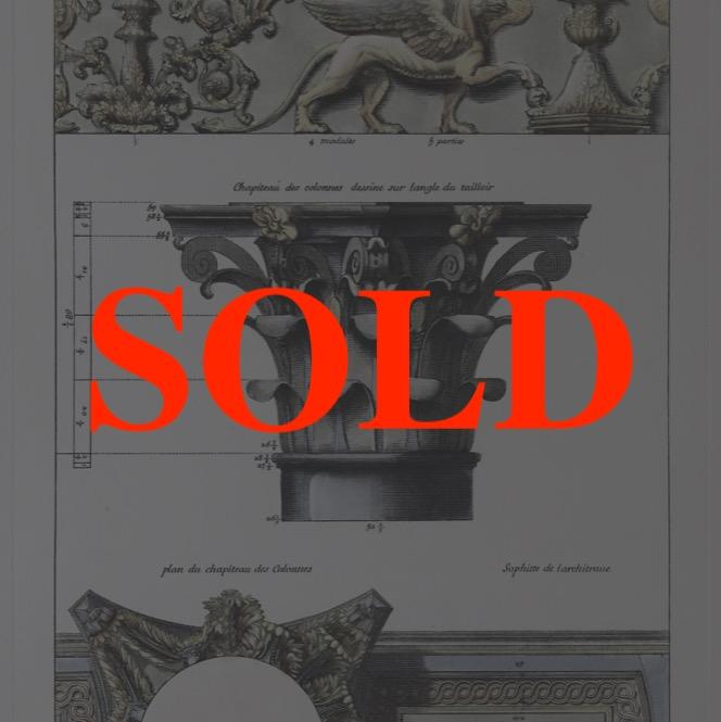 イタリア ヴィンテージ エッチングの画像