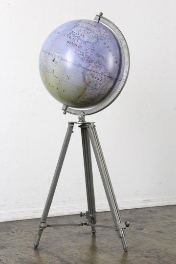 イギリス ヴィンテージ アンティークスタイル 地球儀画像