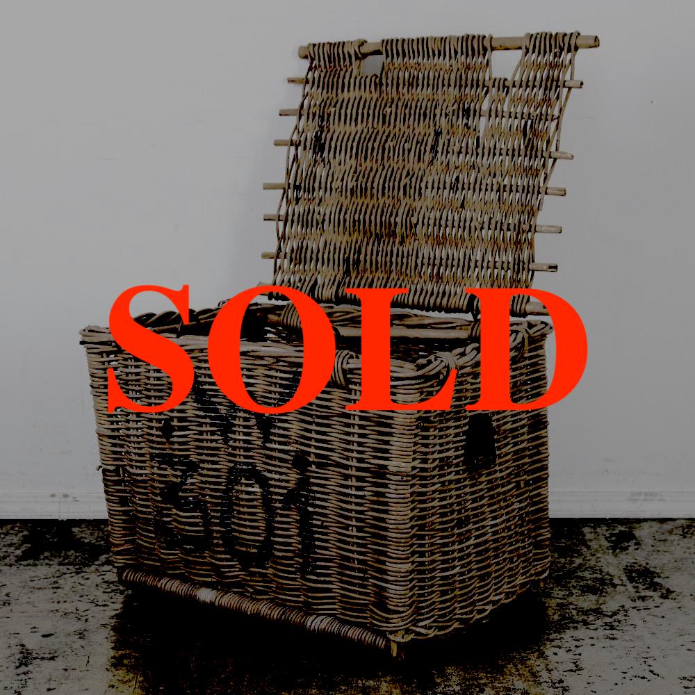 フランス ヴィンテージ バスケットの画像