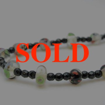 ヴィンテージ ヴェネチアンビーズ ネックレスの画像