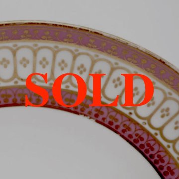 イギリス アンティーク デザートプレートの画像