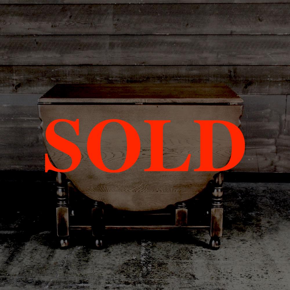 イギリス アンティーク ゲートレッグテーブルの画像