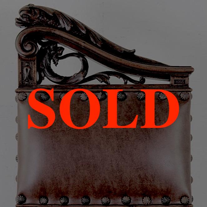 イタリア アンティーク ダイニングチェアの画像